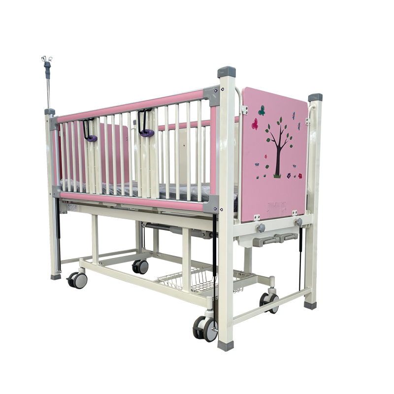 Double Cranks Multifunction Pediatric Youth Cots Babies Hospital Bed