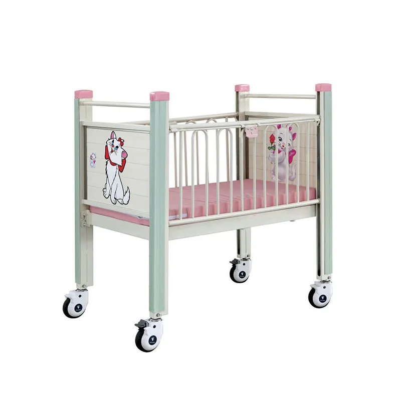 High Quality Custom Medical Obstetrics Gynecology Departments Maternal Child Hospitals Furniture Baby Kids Bed Children Pediatric Bed for Children
