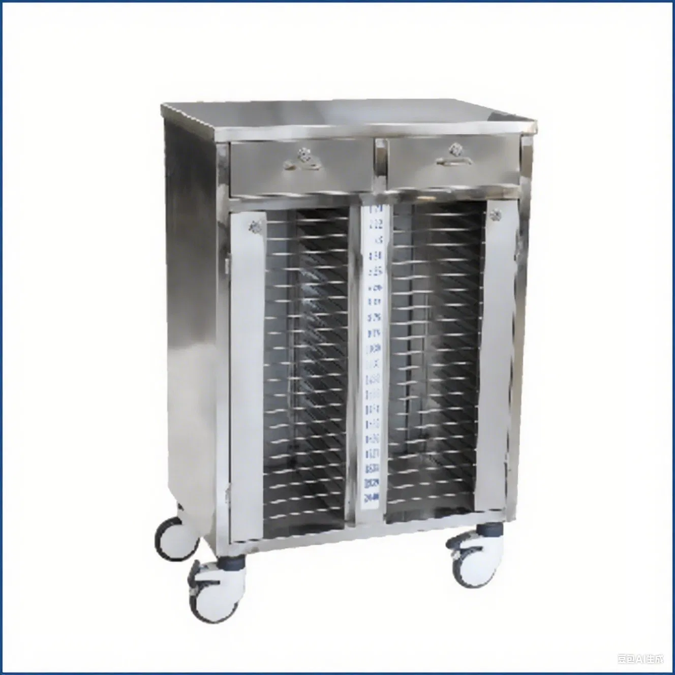 Big Drawers Trolley Stainless Steel Treatment Medical Surgical Instrument Trolley