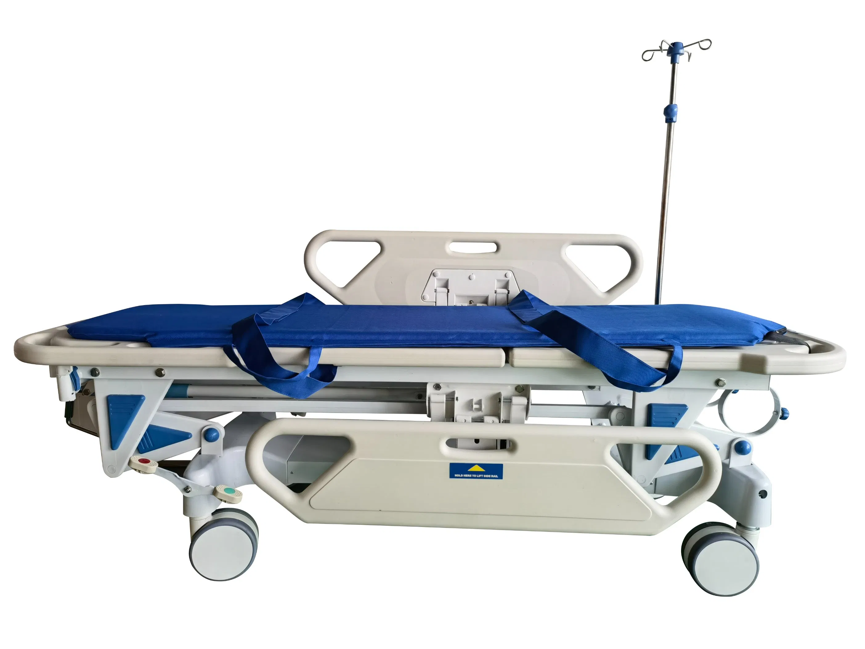 Medical Rescue Equipment Patient Transport Trolleyfactory Wholesale Foldable Clinic Hospital Emergency Ambulance Patient Transport Stretcher Trolley