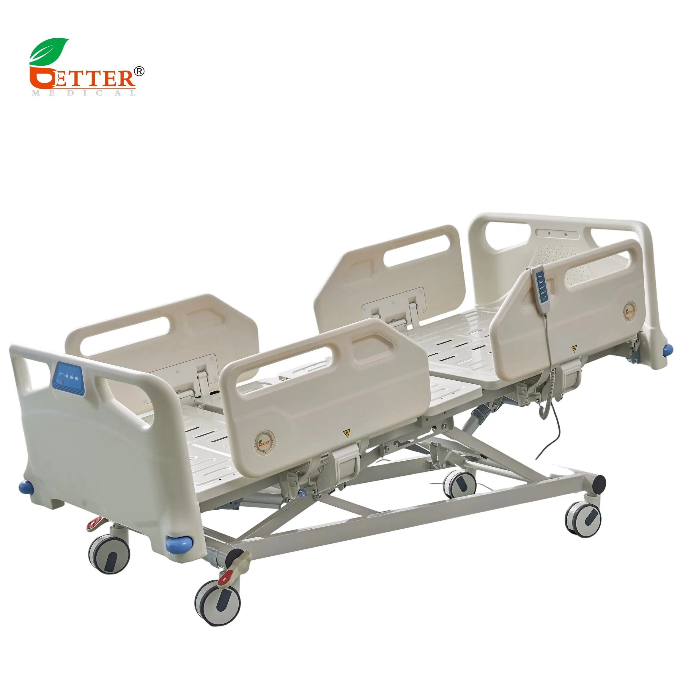 Medical Equipment PP Wings 5 Function Electric Adjustable Bed for ICU