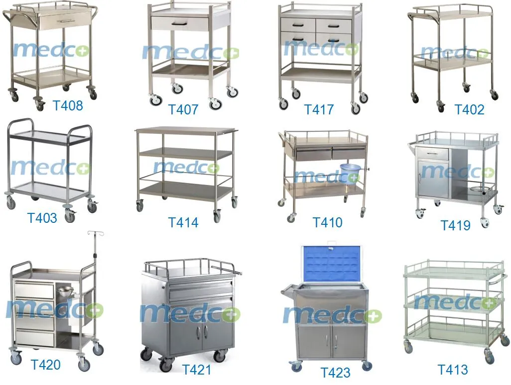 Hospital Surgical Instrument Trolley