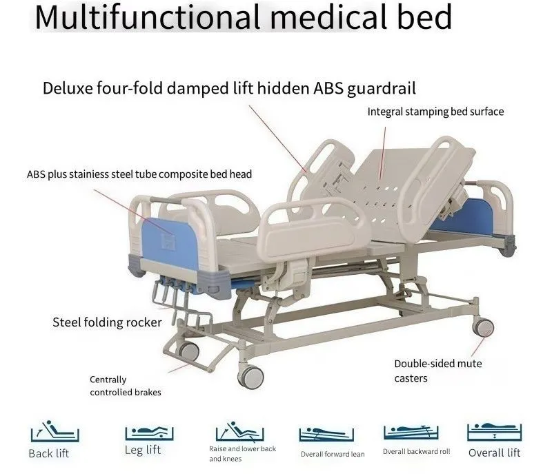 Medical Hospital Bed View 3