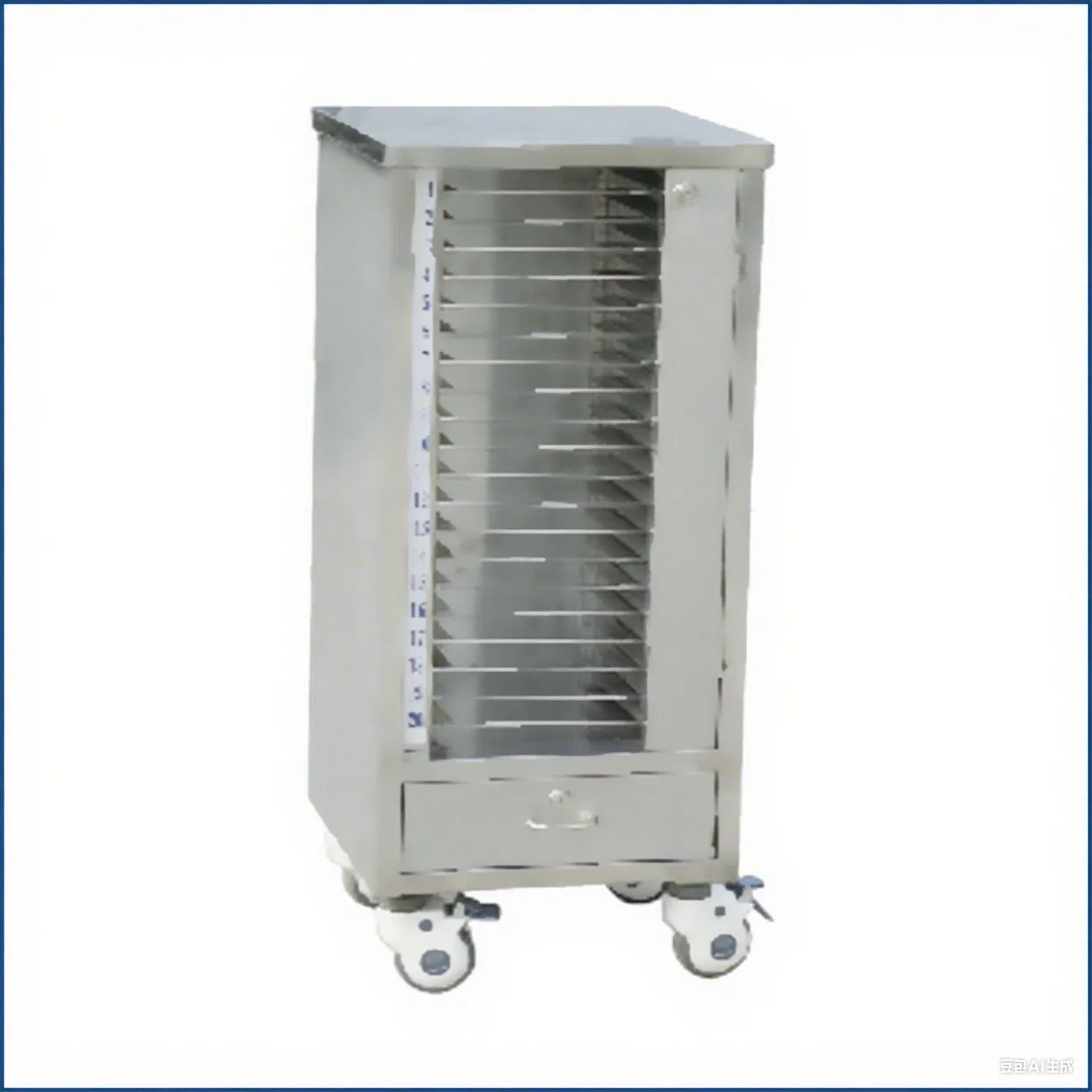 Big Drawers Trolley Stainless Steel Treatment Medical Surgical Instrument Trolley