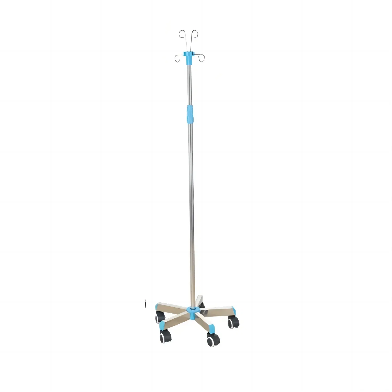 Medical Patient Blood Transfusion Infusion IV Pole Drip Stand