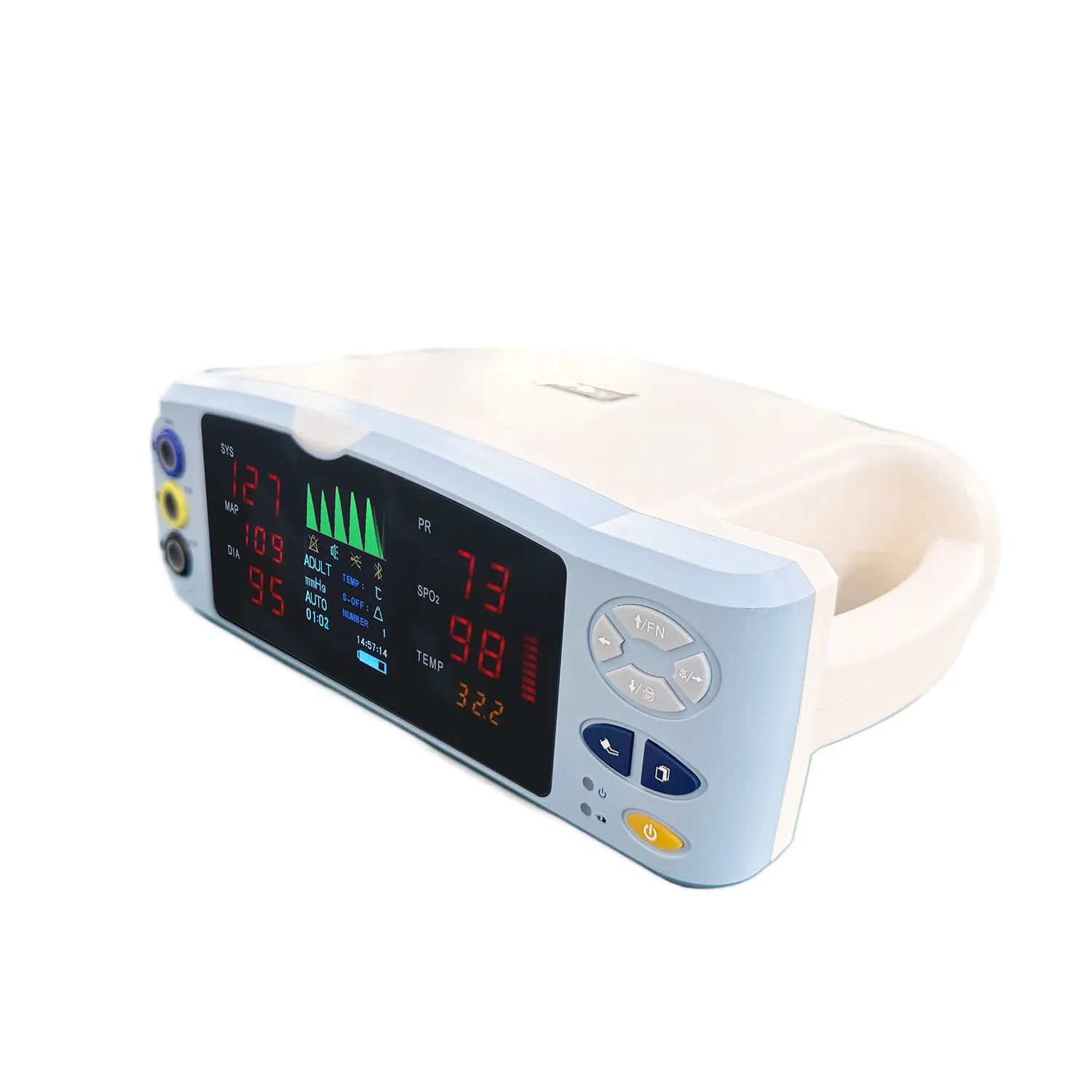 NIBP, SpO2, Pr, Pleth Portable Vital Signs Monitor