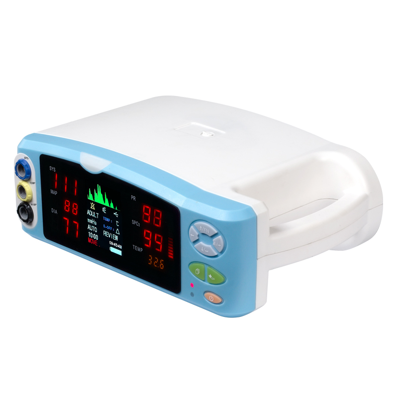 NIBP, SpO2, Pr, Pleth Portable Vital Signs Monitor