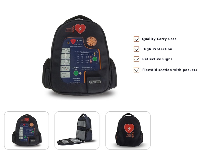 Portable Aed Automated External Biphasic Defibrillator Desfribilator Medical Defibrillator Monitor Sale