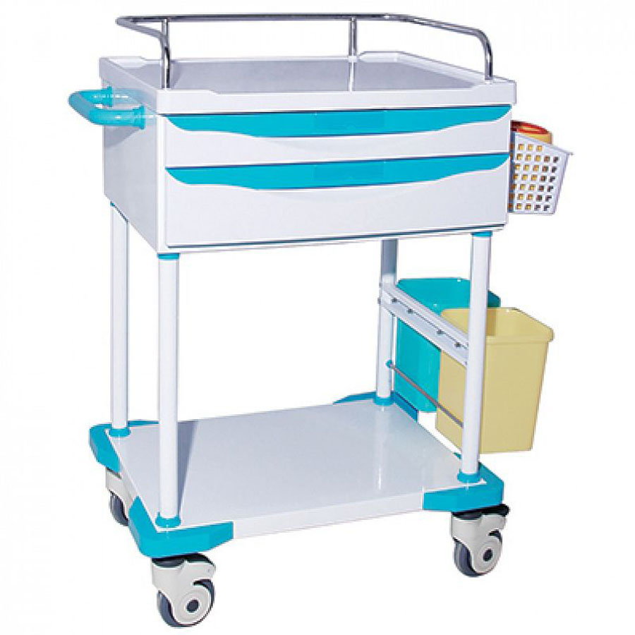 Hospital Medical Simple Utility Trolley Lab Medical Equipment Instrument Surgical Tool Trolley