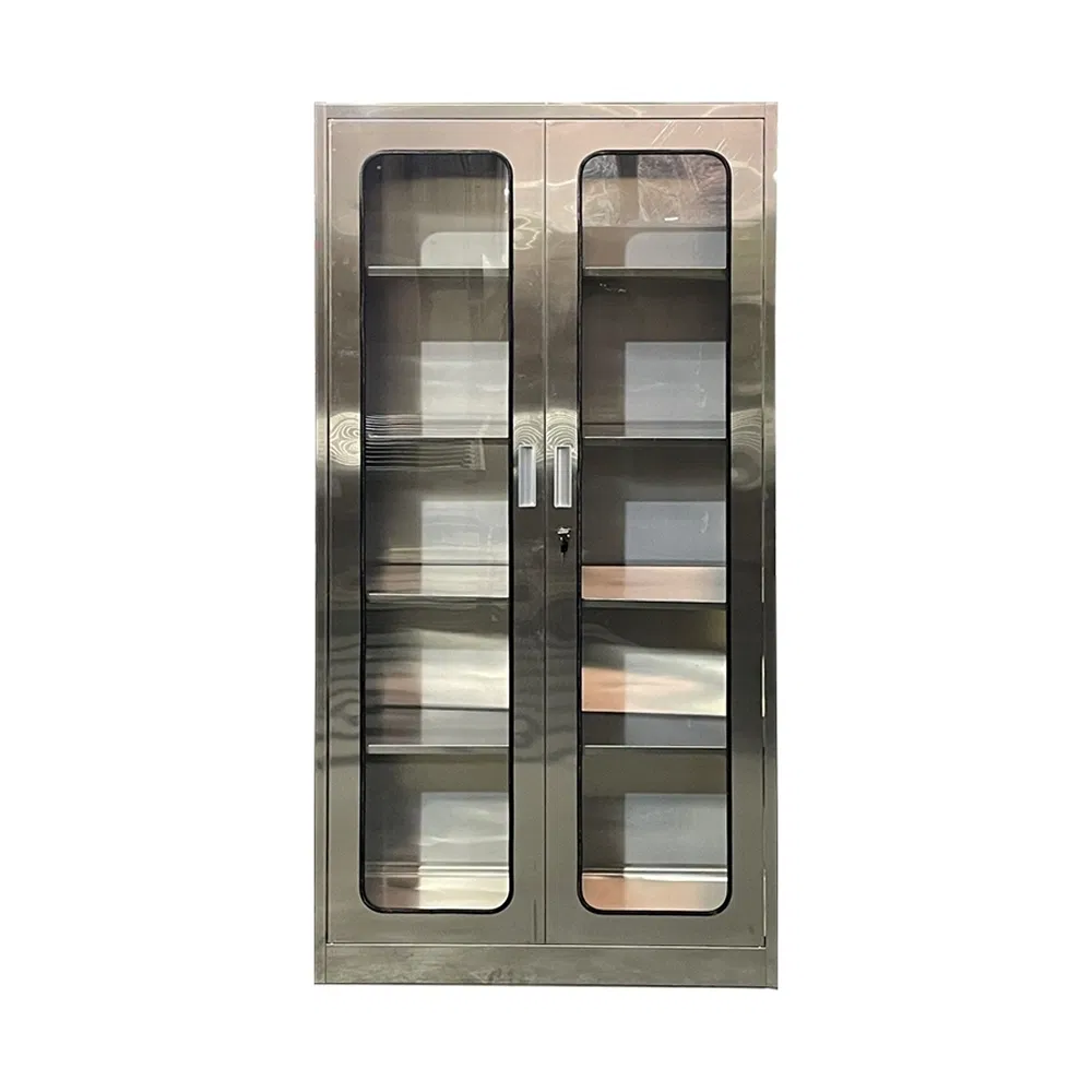 Stainless Steel 2 Years Warranty Single Medical Storage Cabinets for Pharmacy Use