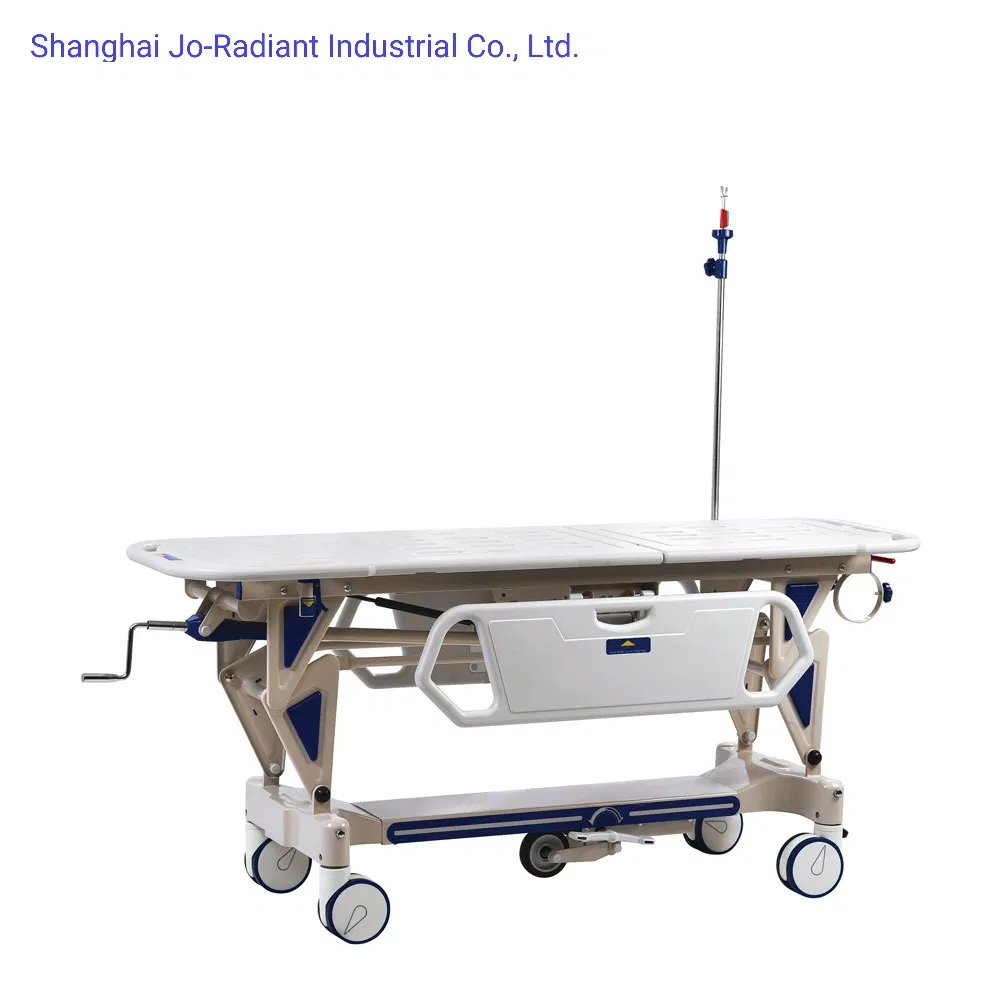 China Hospital Emergency Patient Medication Stretcher Transfer Trolley