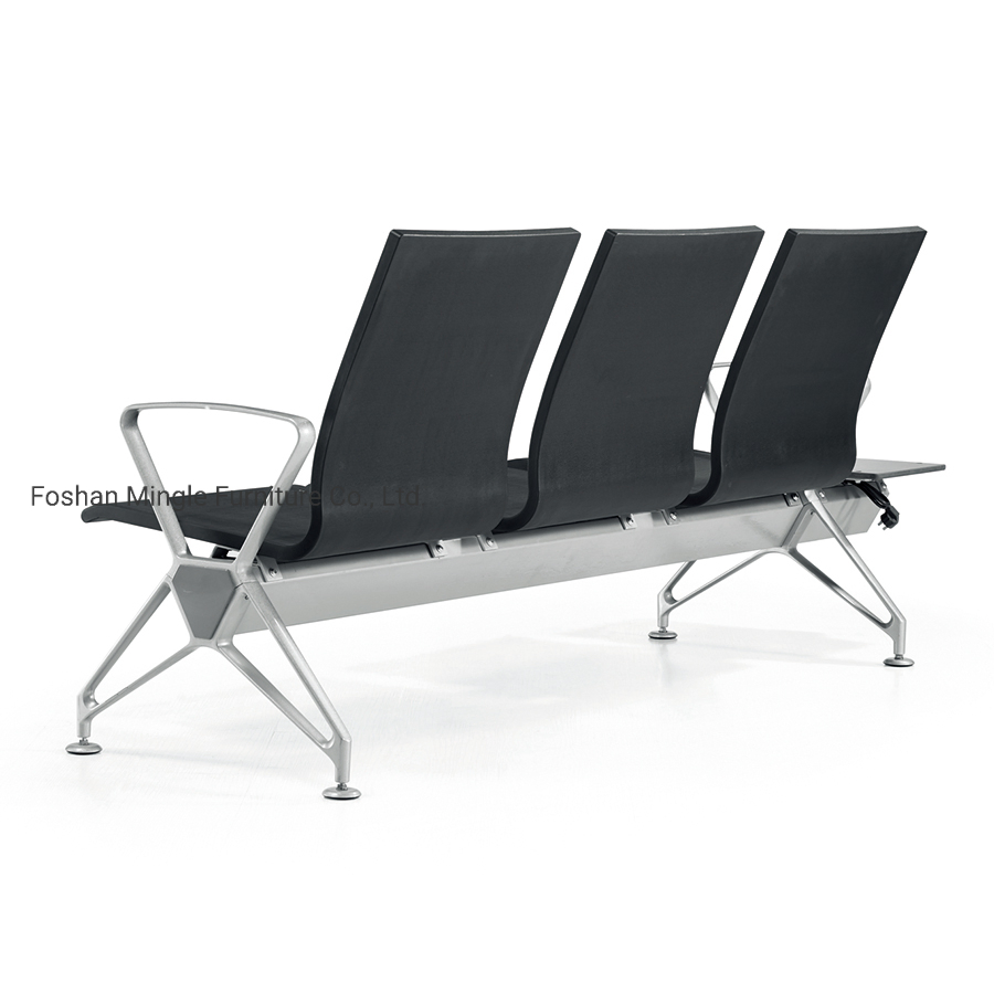 Mingle Customized PU Foam Seat Hospital Waiting Room Chair 3 Seater Airport Seating Reception Room Waiting Chair