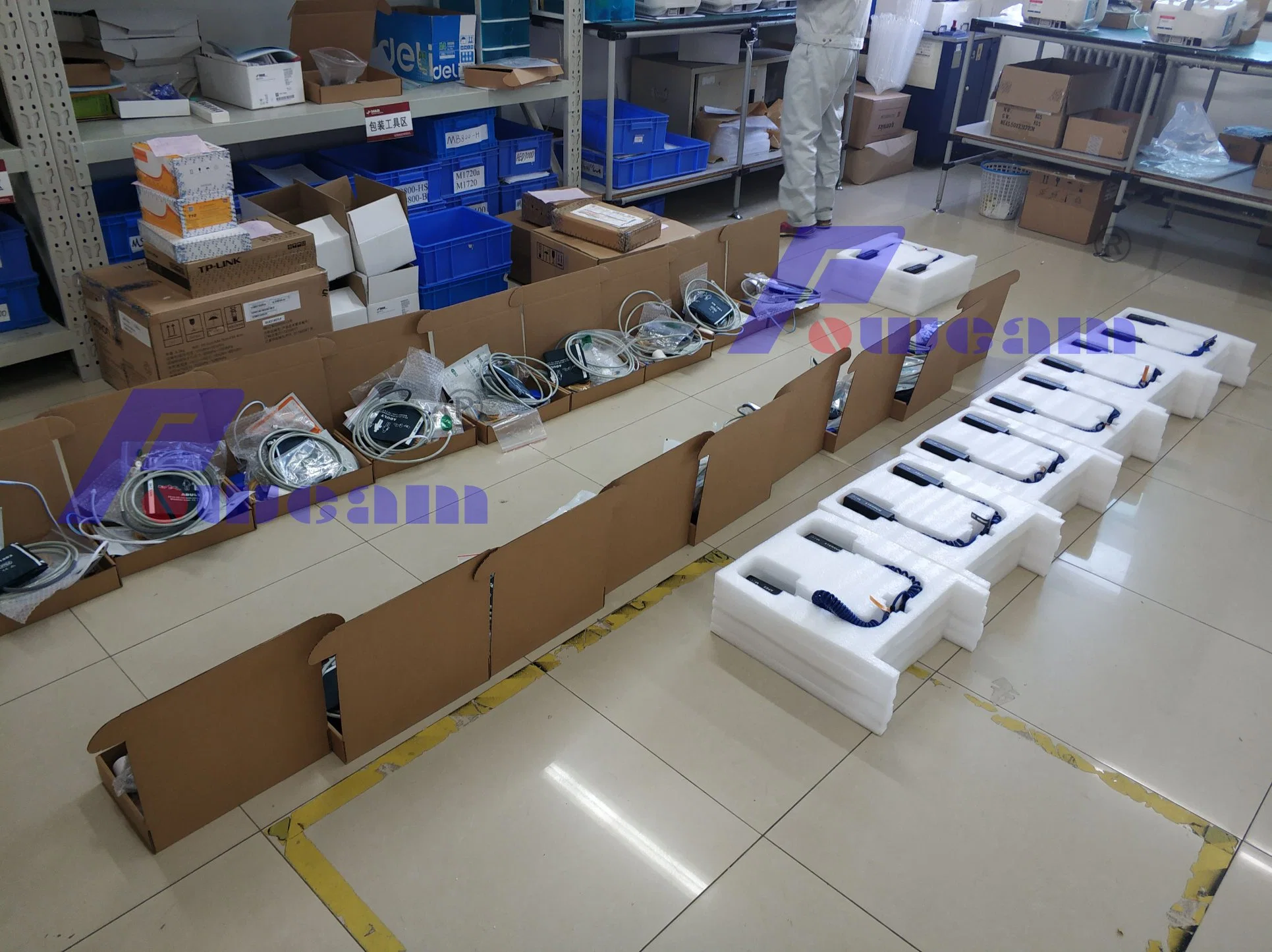 Hospital First Aid Portable Biphasic External Aed Defibrillator with Monitor