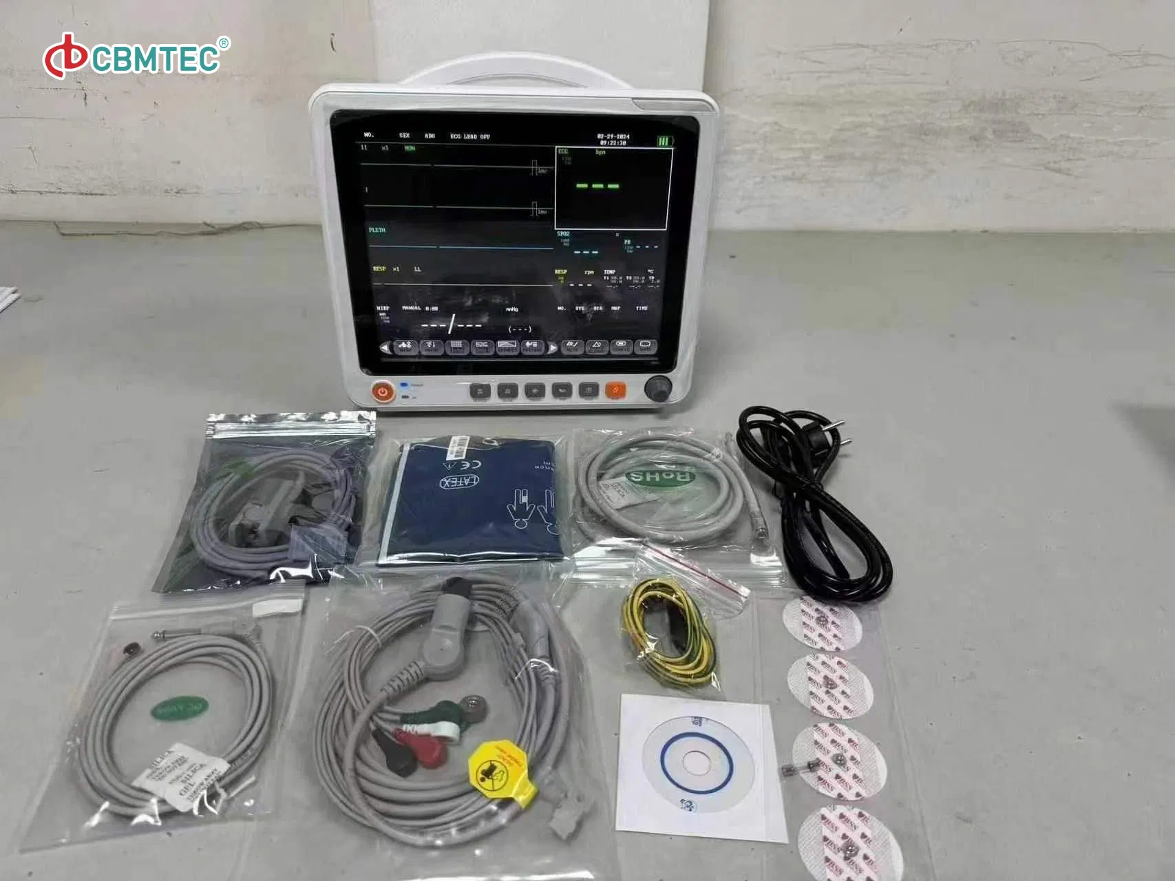 1. Advanced Oxygen Heart Rate Monitoring System with Colorful TFT Display