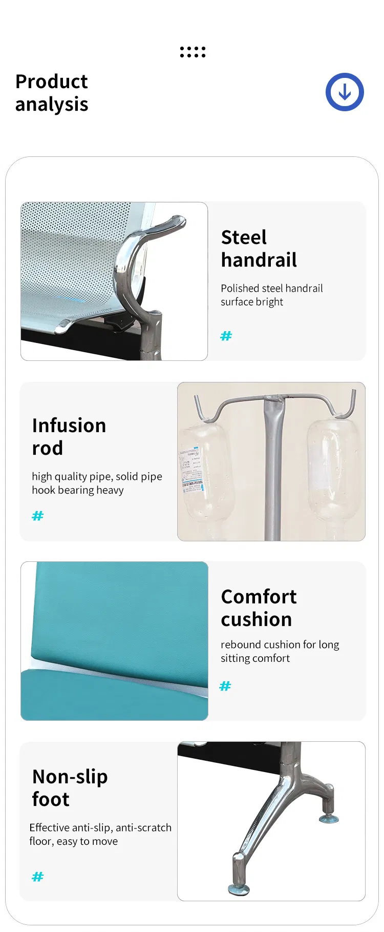 Waiting Chair View 3