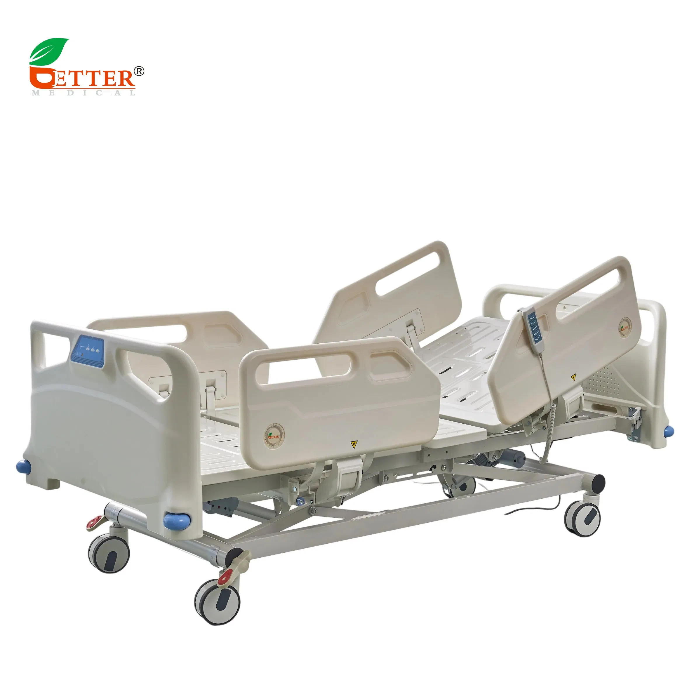Medical Equipment PP Wings 5 Function Electric Adjustable Bed for ICU