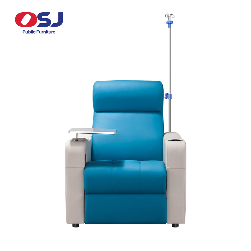 Durable Multi-Functional Medical Leather Waiting Area Infusion Treatment Room Reclining Medical for Clinic Hospital Chair