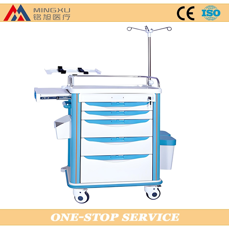 Reliable Resuscitation Crash Cart with Ample Storage for Hospitals