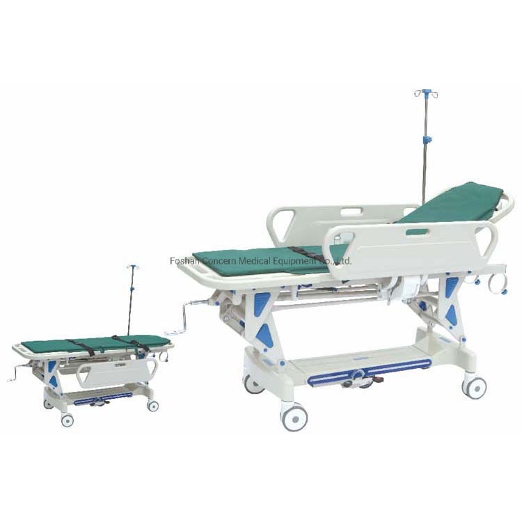 Medical Clinical Stainless Rescue Bed Stretcher Trolley