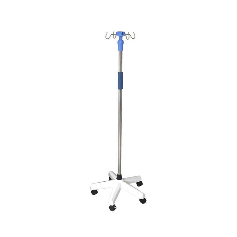 Factory Directly Supply Hospital IV Drip Stand Stainless Steel Infusion Pump Stand