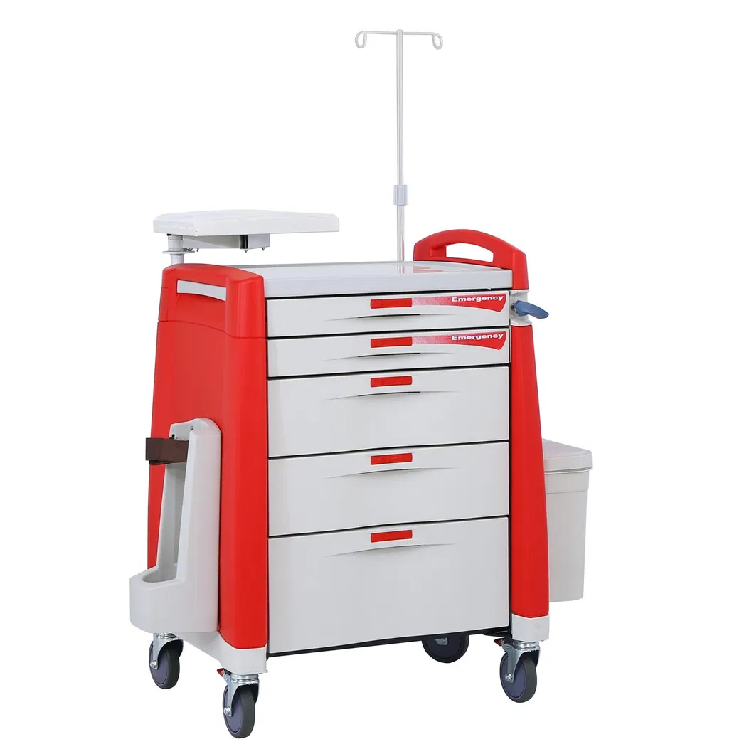 Hospital Furniture Medical Rescue Emergency Crash Cart