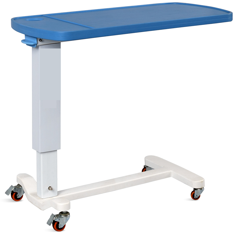 Nwh046-2 Customizable Mobile Portable ABS Medical Dining Overbed Table for Patient