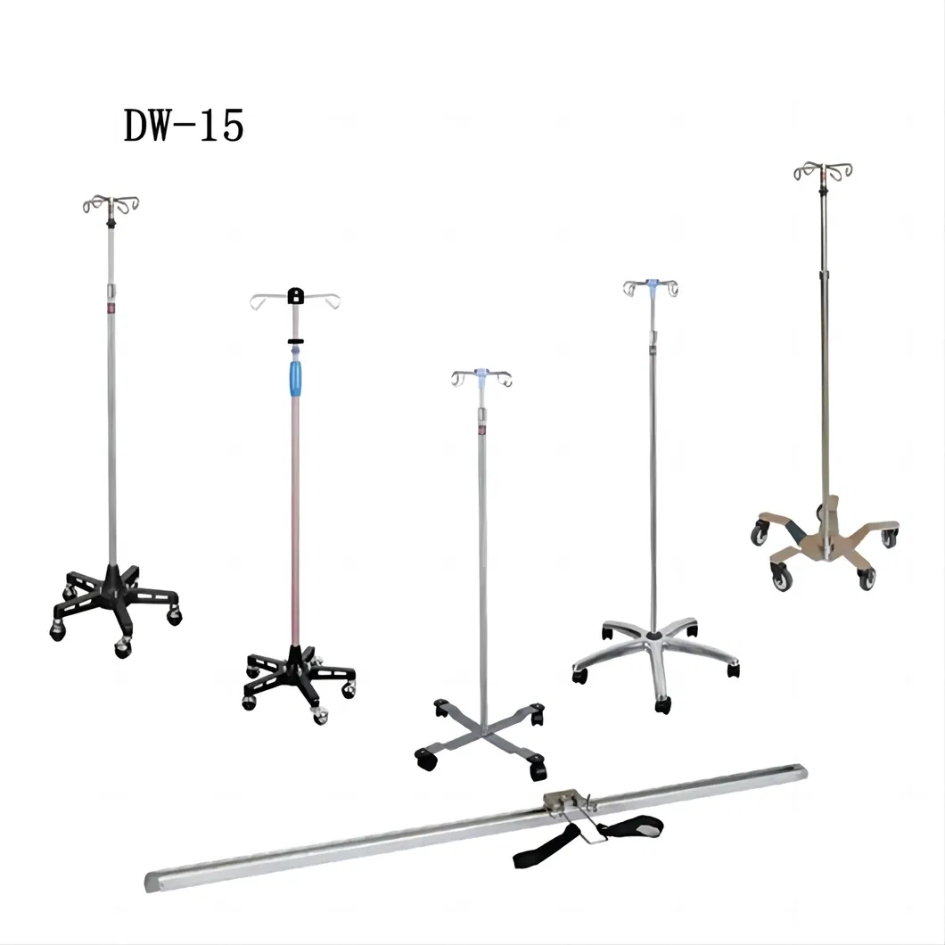 Medical IV Pole Drip Stand 4