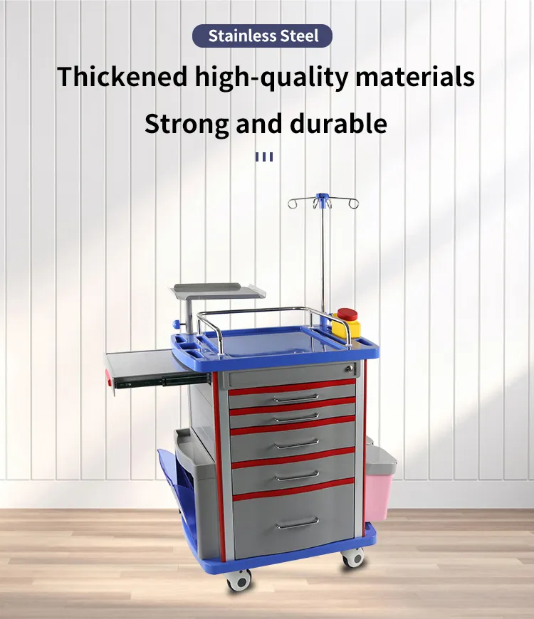 Medical Nurse Surgical Instrument Trolley 3
