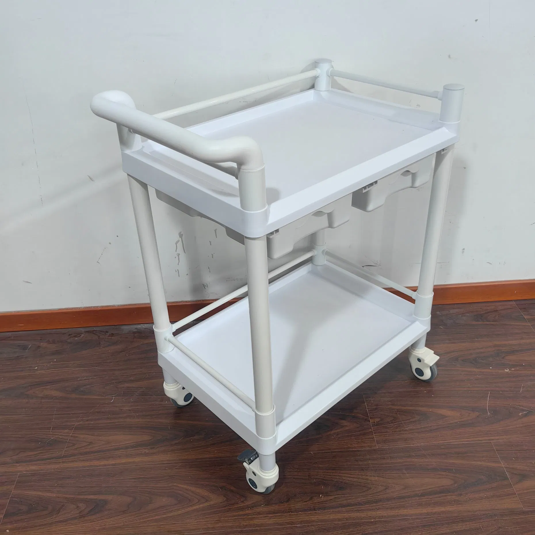 ABS Trolley Hospital Medicine Cart Surgical Instruments Table Treatment Trolley