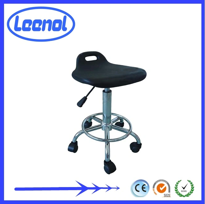 Hospital Vinyl Leather Antistatic Industrial ESD Chair with Wheel
