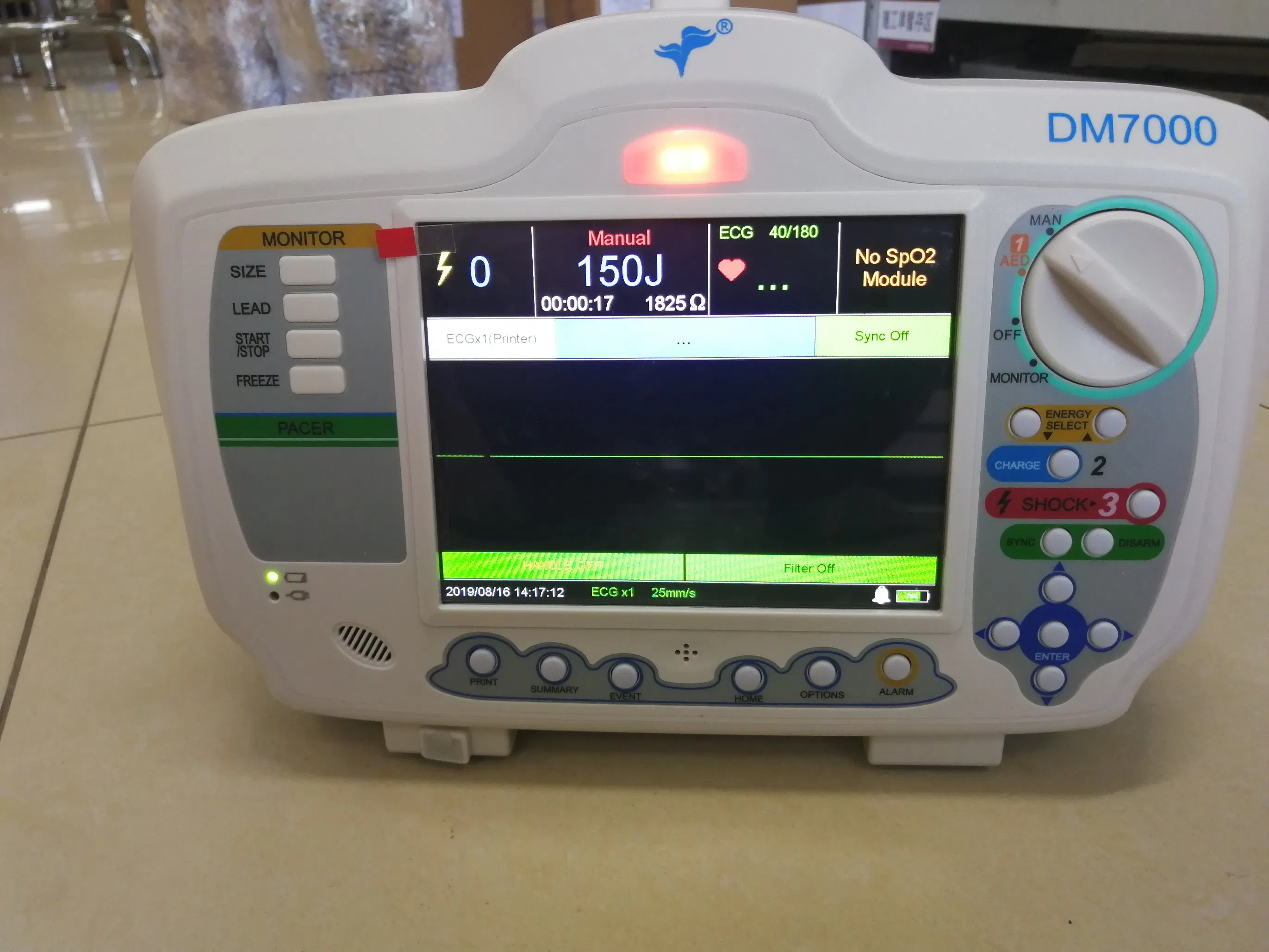 Portable Biphasic External Defibrillator Machine Aed Automatic External Heart Defibrillator Monitor