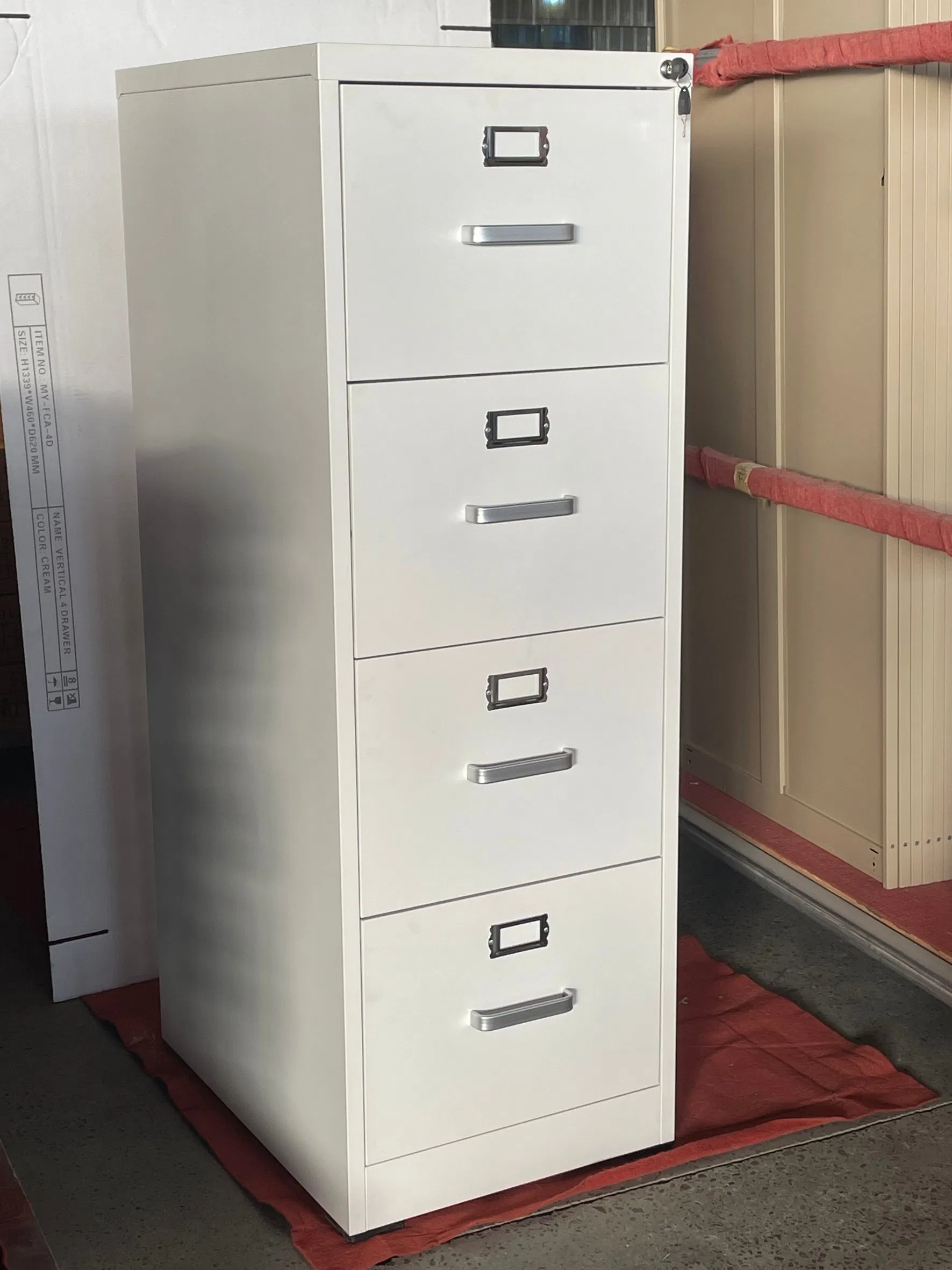 Sturdy 0.6mm Thickness Professional Steel Drawer Filing Cabinet for Medical Facility