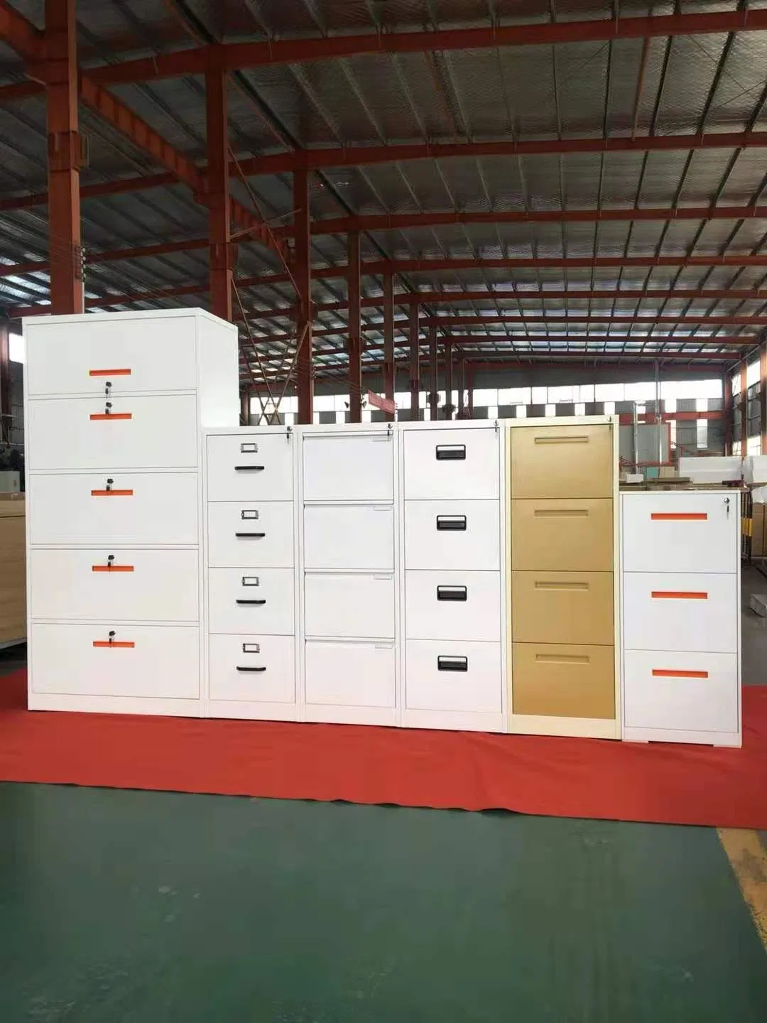 Sturdy 0.6mm Thickness Professional Steel Drawer Filing Cabinet for Medical Facility