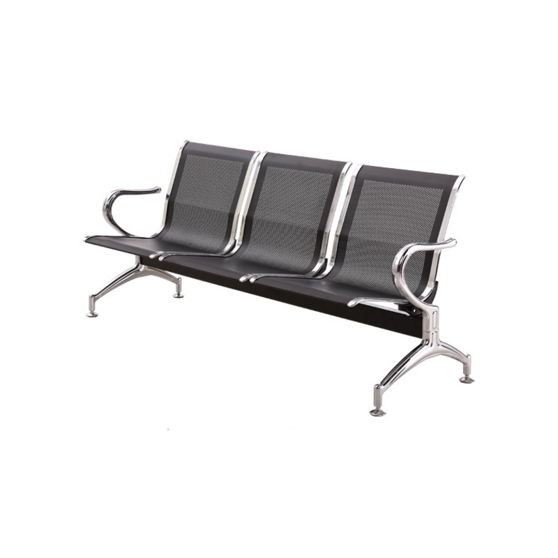 Heavy Duty Metal Frame Waiting Chair - Anti-Rust for Hospital Hall