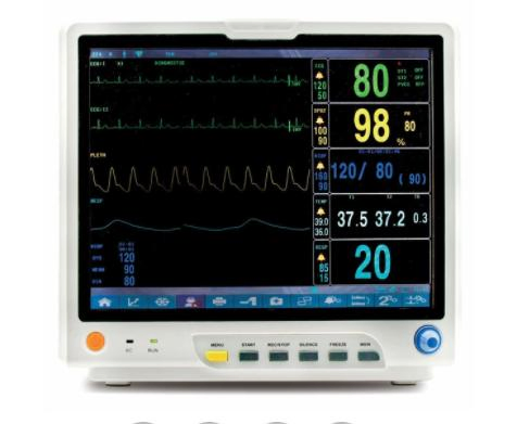Cms9200 Hospital Equipment 15" Multiparameter Vital Signs Patient Monitor