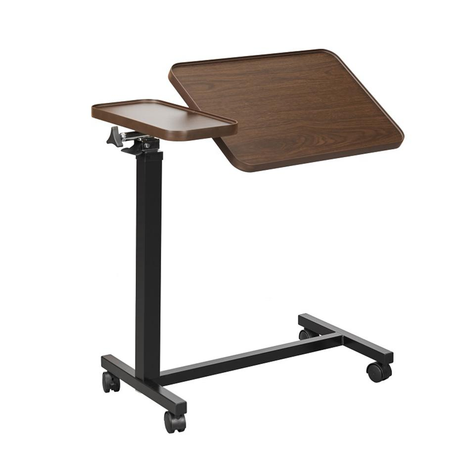 Versatile Q13 Folding Overbed Table with Drawer and Sturdy Steel Frame