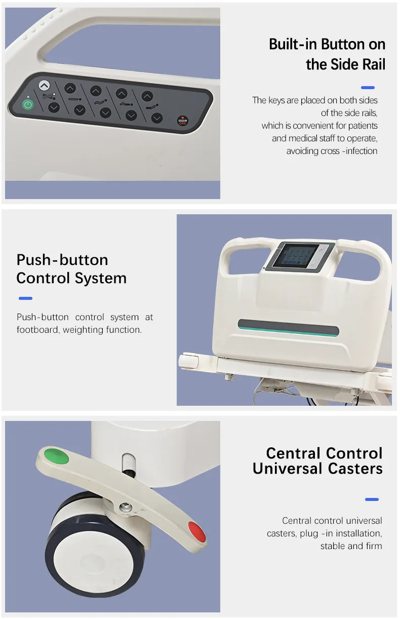 Five Functions Electric Hospital Bed 8