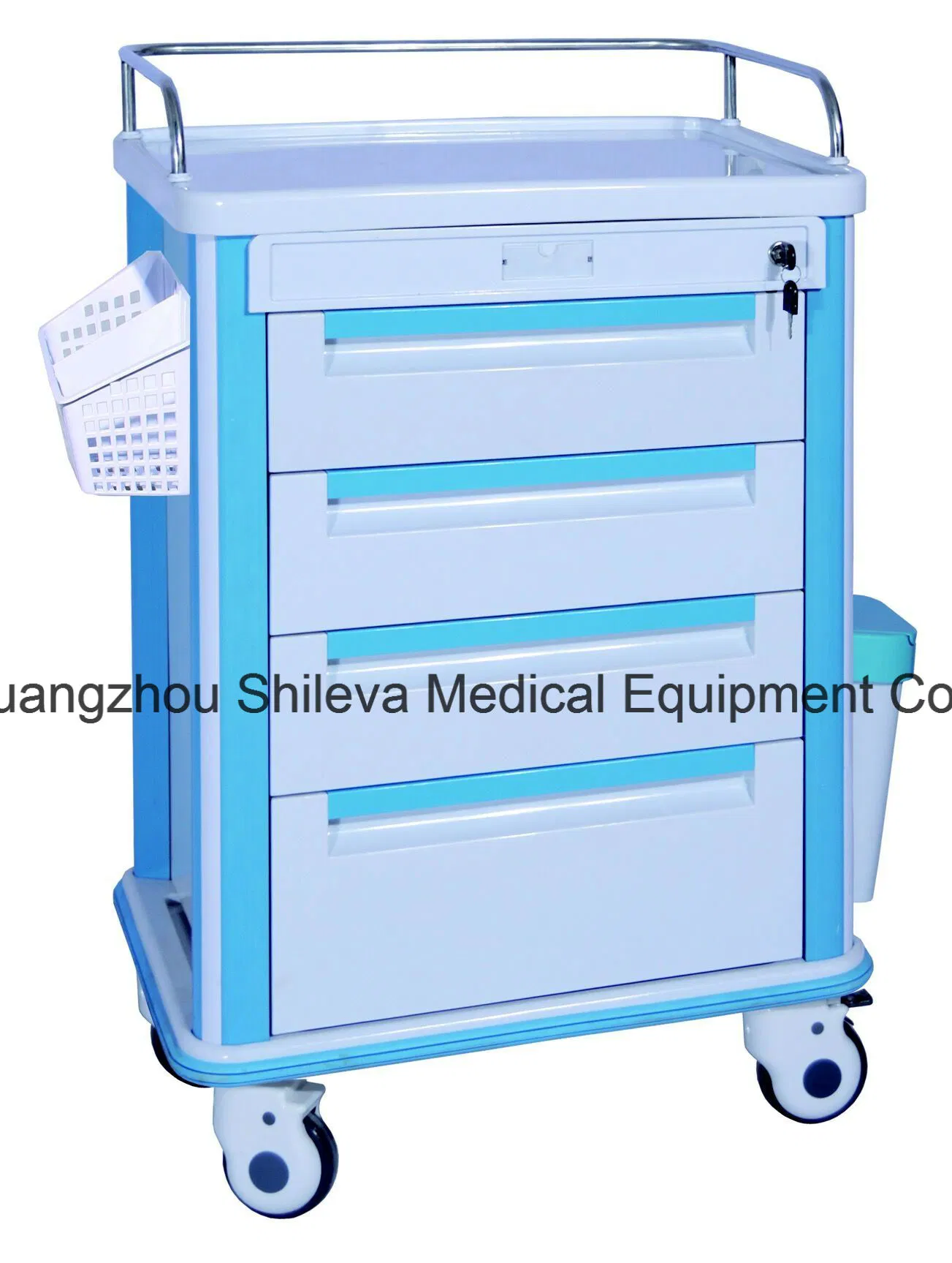 Multi-Function Hospital Emergency Medical Trolley Surgery Room Crash Cart