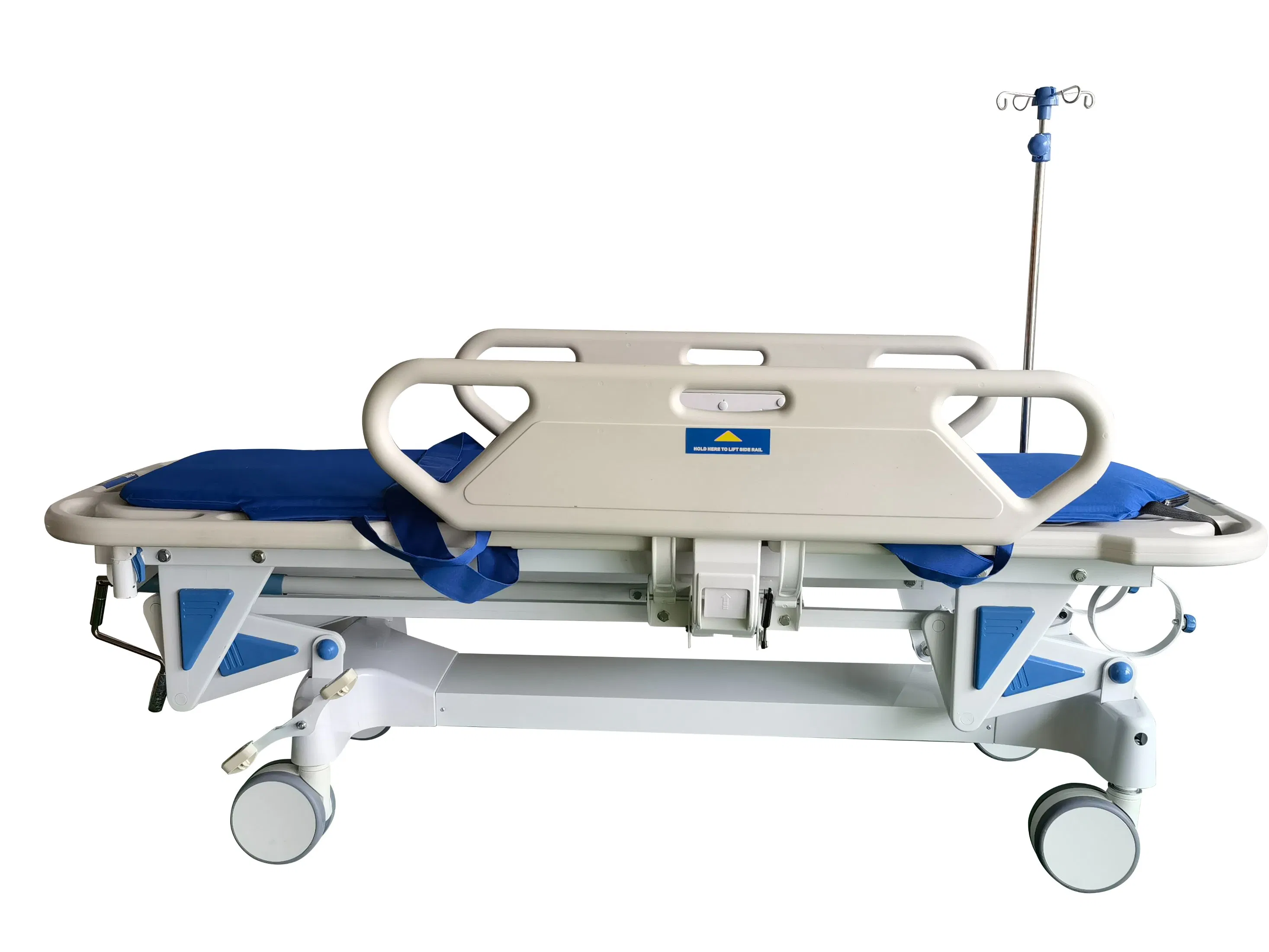 Medical Rescue Equipment Patient Transport Trolleyfactory Wholesale Foldable Clinic Hospital Emergency Ambulance Patient Transport Stretcher Trolley