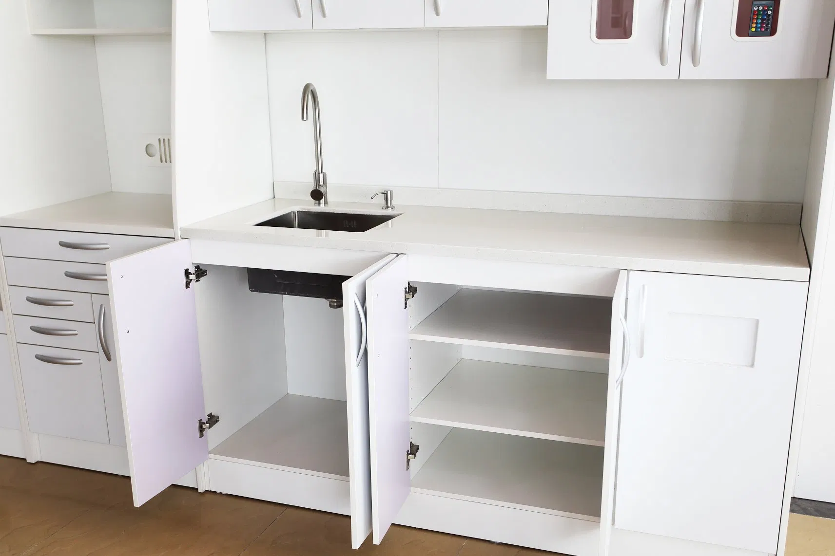 MDF Board Mobile Dental Clinic Laboratory Medical Hospital Furniture Office Lab Sterilization Cabinet for Sale