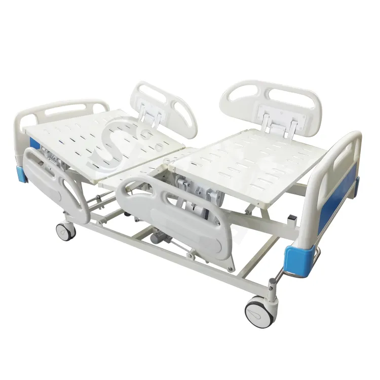 Electric Medical Care Bed Side View