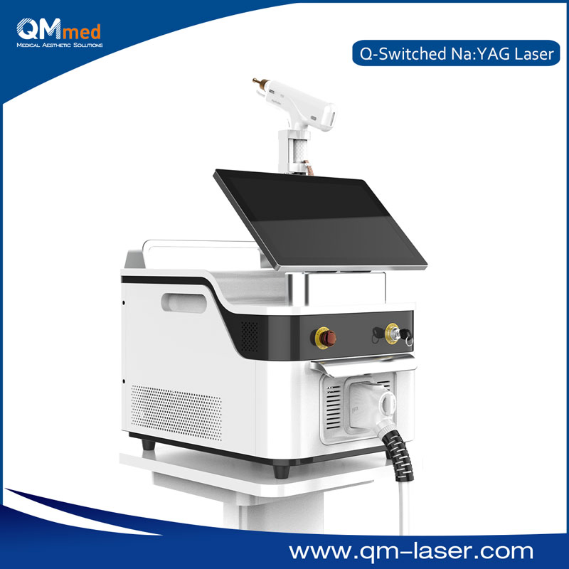 Custom Medical Aesthetic Equipment for Multi Wavelength Tattoo and Pigment Removal with Advanced Q Switch ND YAG