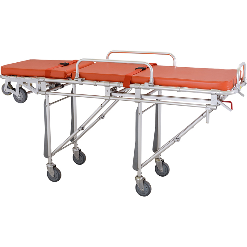 Stainless Steel Aluminum Alloy Folding Emergency Patient Medical Stretcher Trolley for Sale