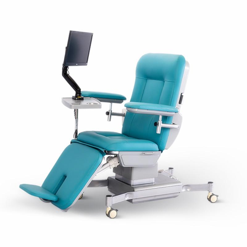 Cheap Price Rental Hospital Medical Powered Electrical Dialysis Chair Bed with TV for Sale