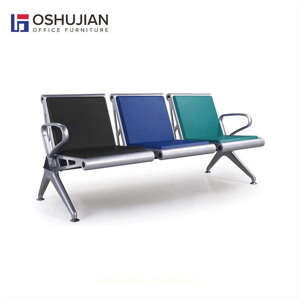 Airport Waiting Chair Seating 3 Seater PU Hospital Ergonomic Waiting Bench Chair