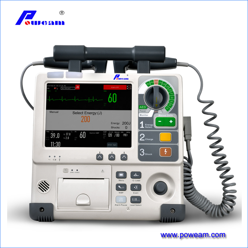 Hospital Aed Professional Biphasic Defibrillator Monitor