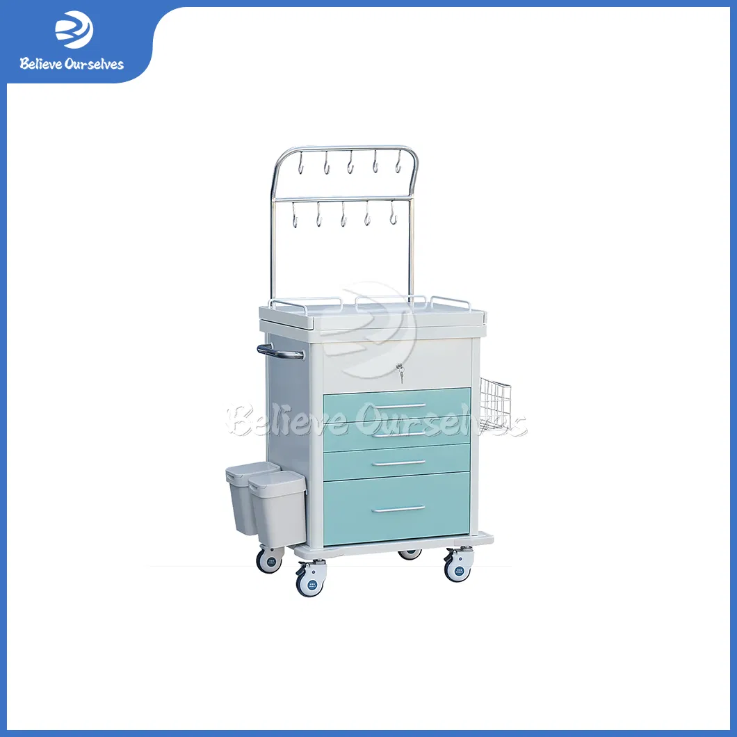 Huaren Modern Physiotherapy Medical Equipment Wholesaler Surgical Instrument Trolley