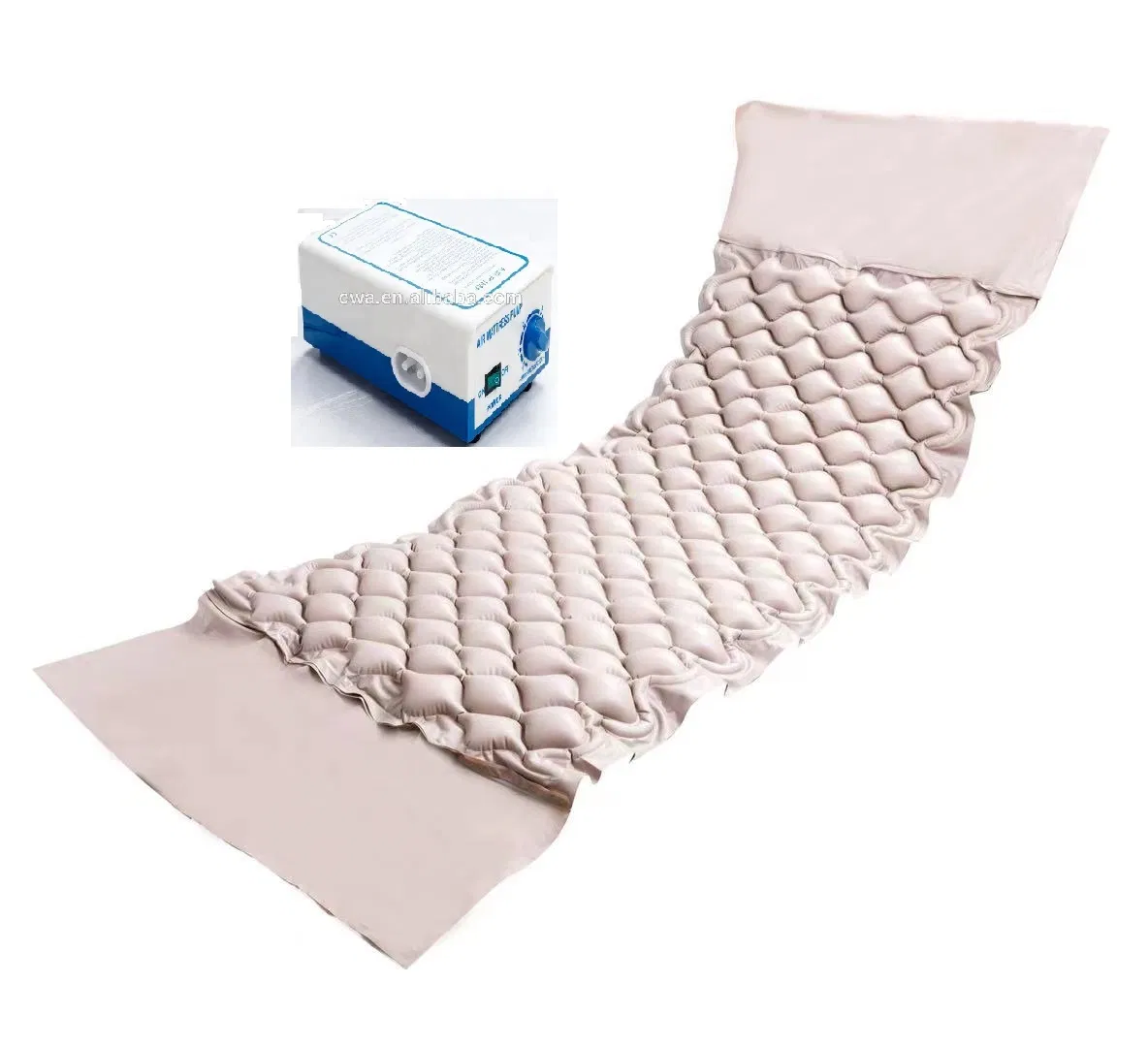 Cwap-1 Wholesale Cheap Price Medical Hospital Bed Air Bed Bubble Mattress Anti Bedsore Air Mattress Anti-Decubitus Mattress with Pump 110V/220V Euro/British/Us