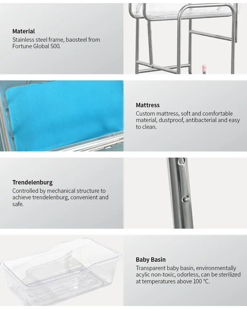 Hospital Baby Crib Detail 1