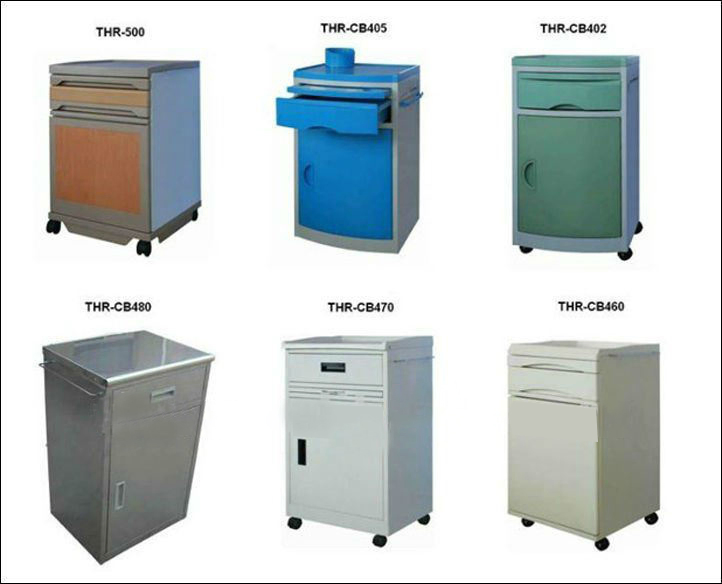 One Crank Medical Stainless Steel Hospital Manual Bed Child Pediatric Bed (THR-CB001)